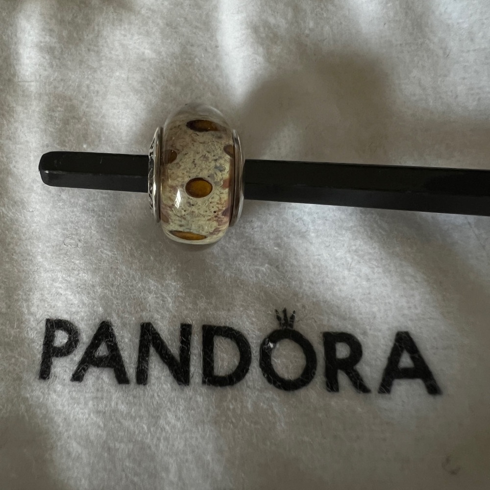 Vintage Pandora Murano Glass Bead .925